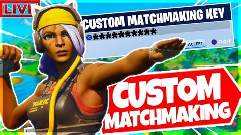 fortnite custom matchmaking squads live